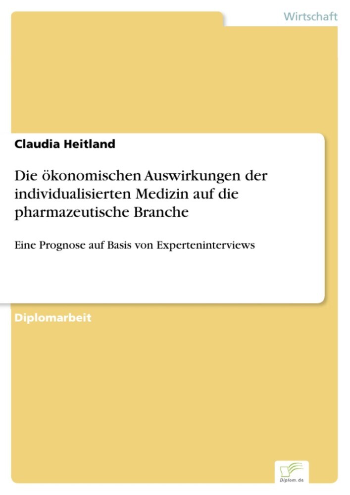 Die ökonomischen Auswirkungen der individualisierten Medizin auf die pharmazeutische Branche main product photo