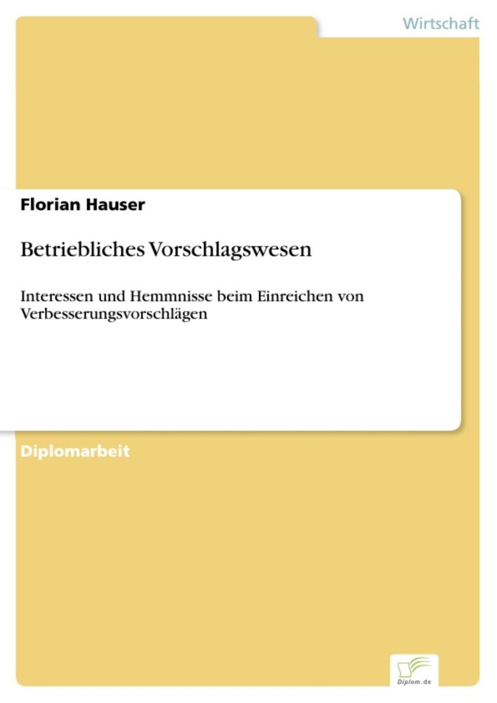 Betriebliches Vorschlagswesen main product photo