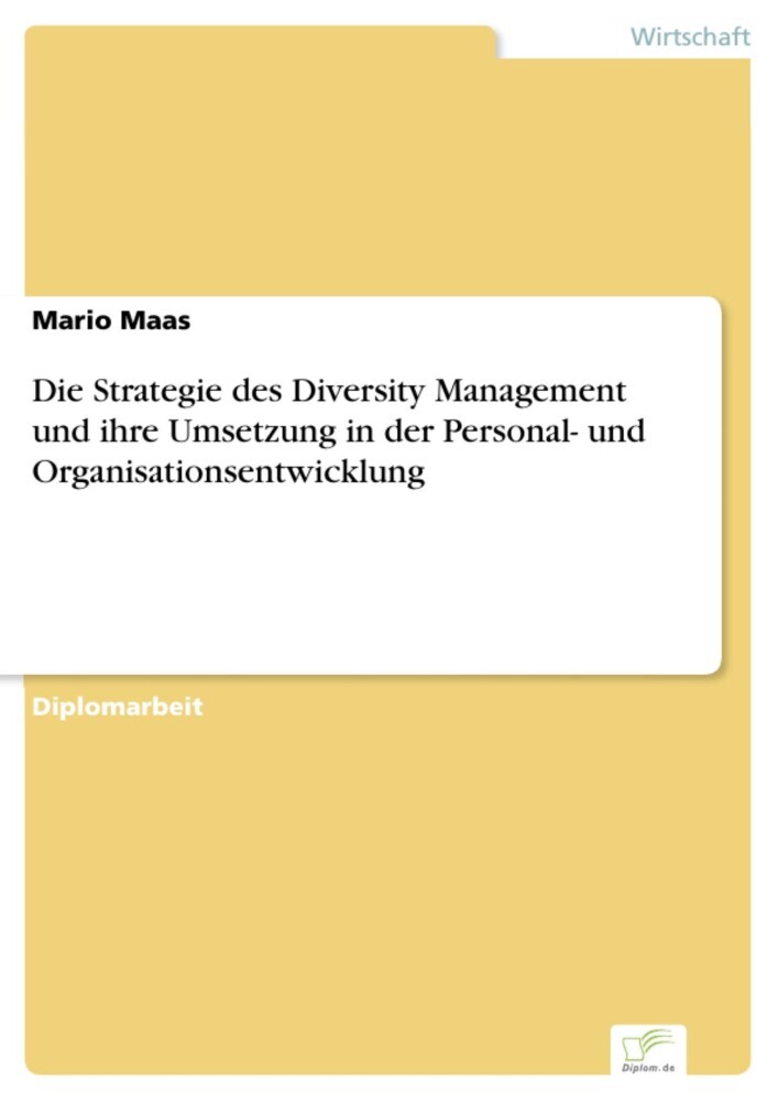 Die Strategie des Diversity Management und ihre Umsetzung in der Personal- und Organisationsentwicklung main product photo