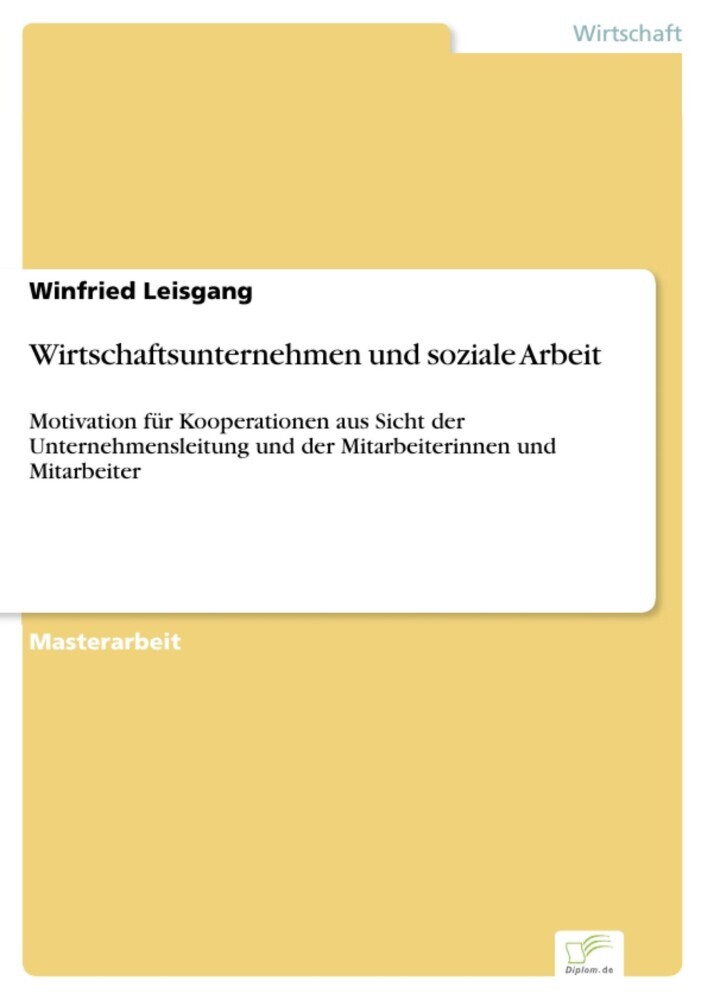 Wirtschaftsunternehmen und soziale Arbeit main product photo