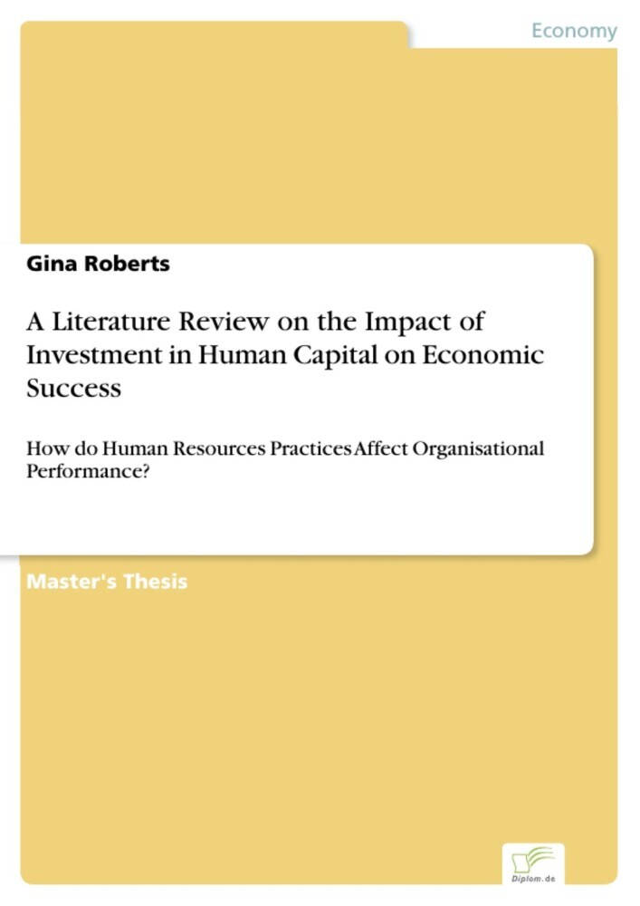 A Literature Review on the Impact of Investment in Human Capital on Economic Success main product photo