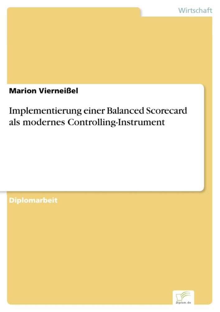 Implementierung einer Balanced Scorecard als modernes Controlling-Instrument main product photo