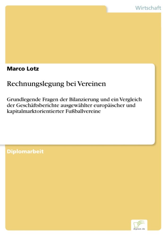 Rechnungslegung bei Vereinen main product photo