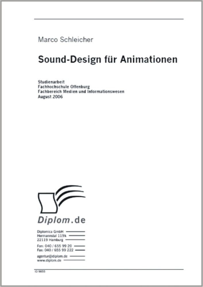 Sound Design für Animationen main product photo