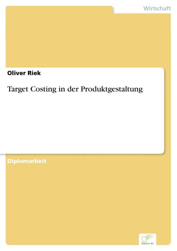 Target Costing in der Produktgestaltung main product photo