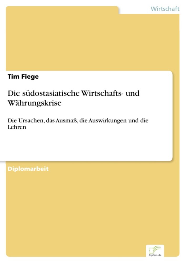Die südostasiatische Wirtschafts- und Währungskrise main product photo