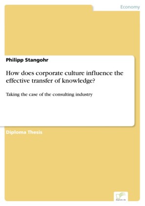 How does corporate culture influence the effective transfer of knowledge?