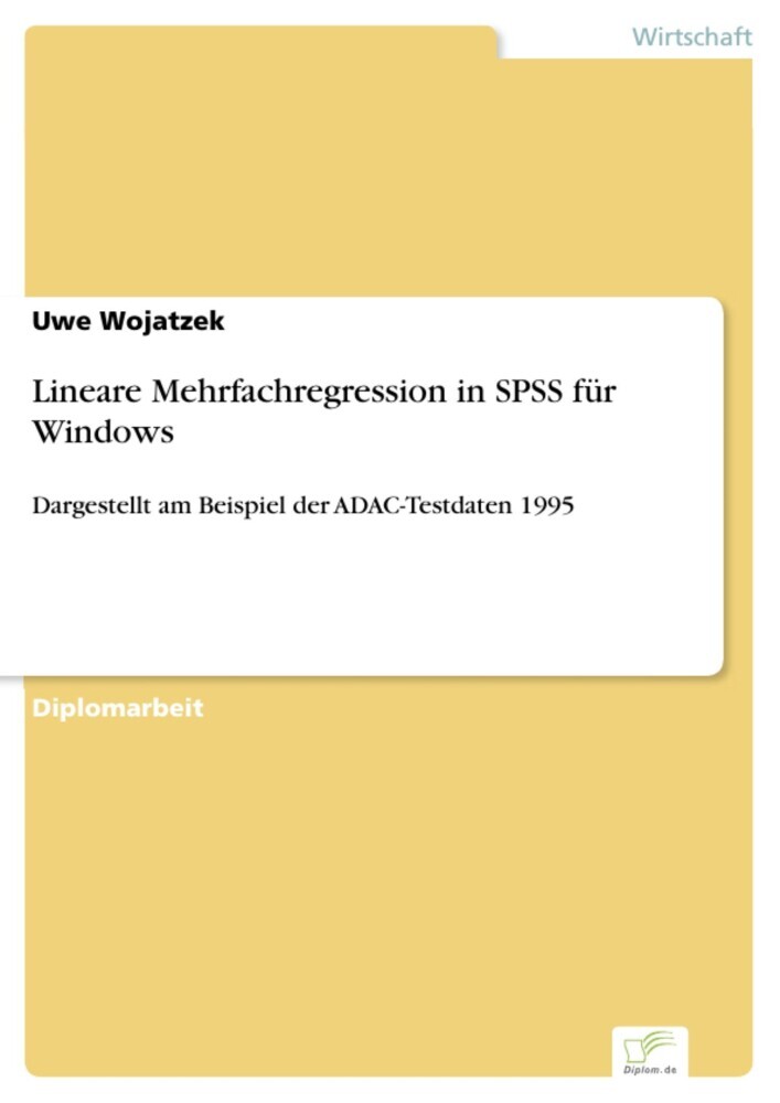 Lineare Mehrfachregression in SPSS für Windows main product photo