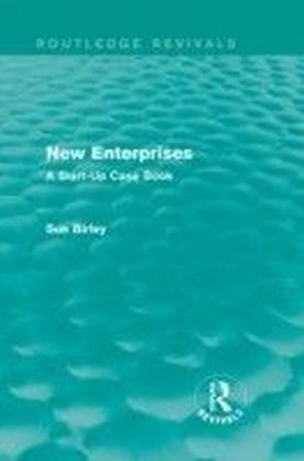 New Enterprises: A Start-Up Case Book