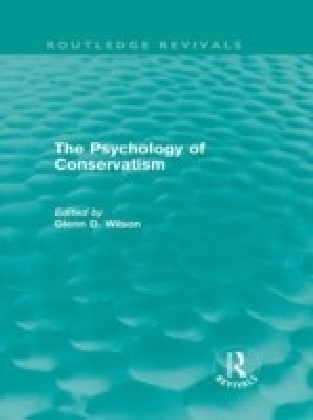 Psychology of Conservatism (Routledge Revivals)