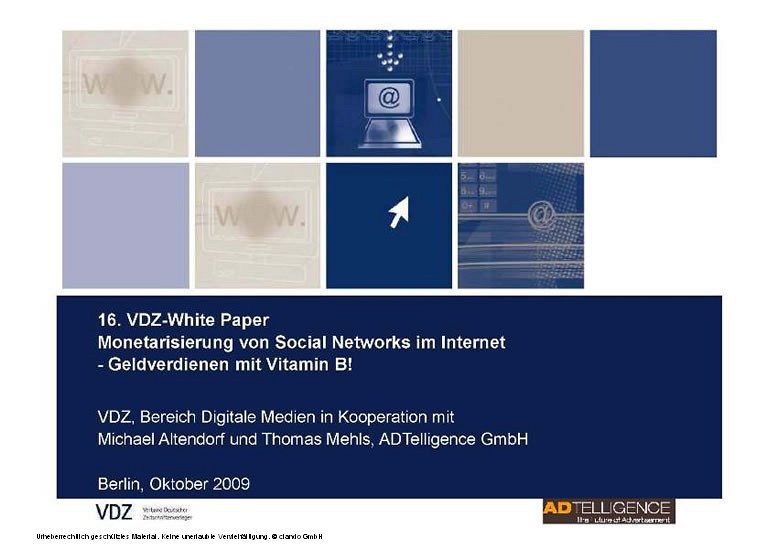 Monetarisierung von social Networks im Internet main product photo