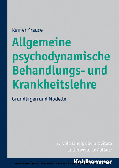 Allgemeine psychodynamische Behandlungs- und Krankheitslehre main product photo