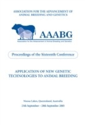Application of New Genetic Technologies to Animal Breeding