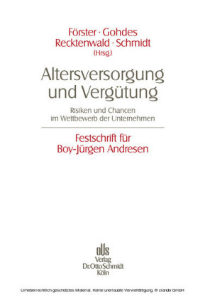 Altersversorgung und Vergütung