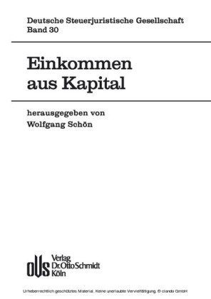Einkommen aus Kapital