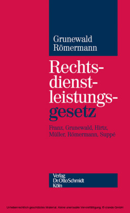Rechtsdienstleistungsgesetz (RDG)