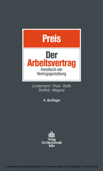 Der Arbeitsvertrag main product photo