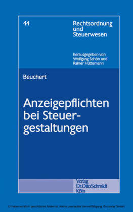 Anzeigepflichten bei Steuergestaltungen