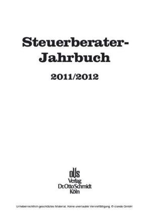 Steuerberater-Jahrbuch 2011/2012