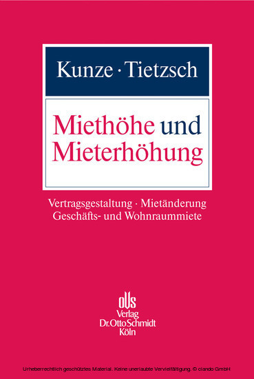 Miethöhe und Mieterhöhung main product photo
