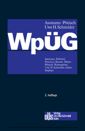 Wertpapiererwerbs- und Übernahmegesetz (WpÜG)