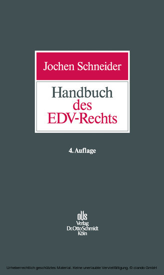 Handbuch des EDV-Rechts main product photo