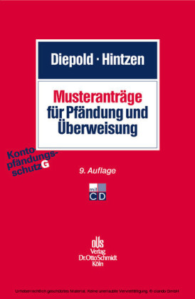 Musteranträge für Pfändung und Überweisung