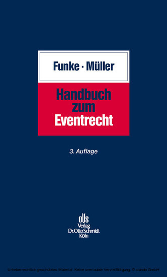 Handbuch zum Eventrecht main product photo