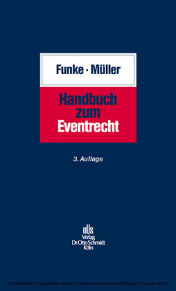 Handbuch zum Eventrecht