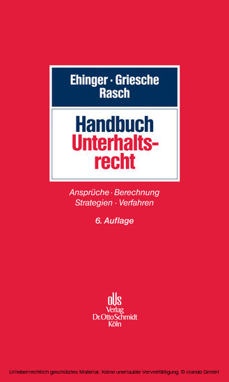 Handbuch Unterhaltsrecht main product photo