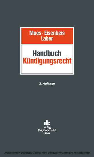 Handbuch Kündigungsrecht main product photo