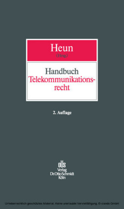 Handbuch Telekommunikationsrecht