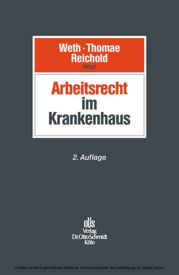 Arbeitsrecht im Krankenhaus main product photo