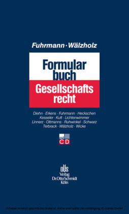 Formularbuch Gesellschaftsrecht