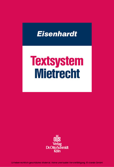 Textsystem Mietrecht (MietR) main product photo