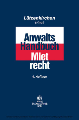 Anwalts-Handbuch Mietrecht