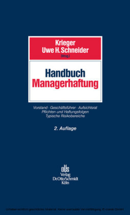 Handbuch Managerhaftung