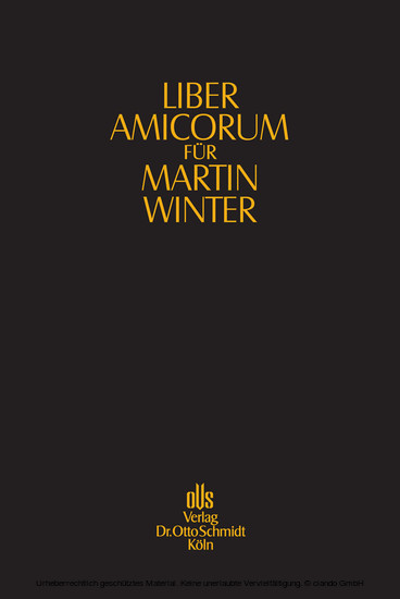 Liber amicorum für Martin Winter main product photo