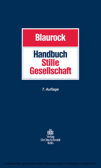 Handbuch Stille Gesellschaft main product photo