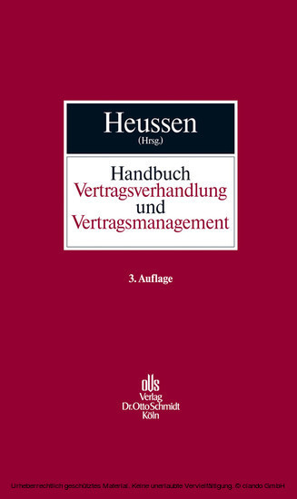 Handbuch Vertragsverhandlung und Vertragsmanagement main product photo
