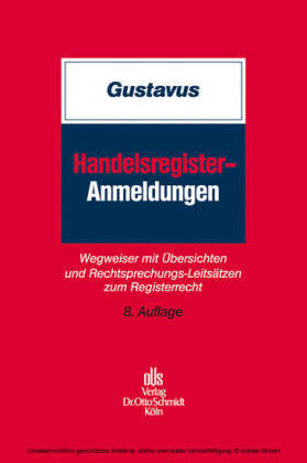 Handelsregister-Anmeldungen