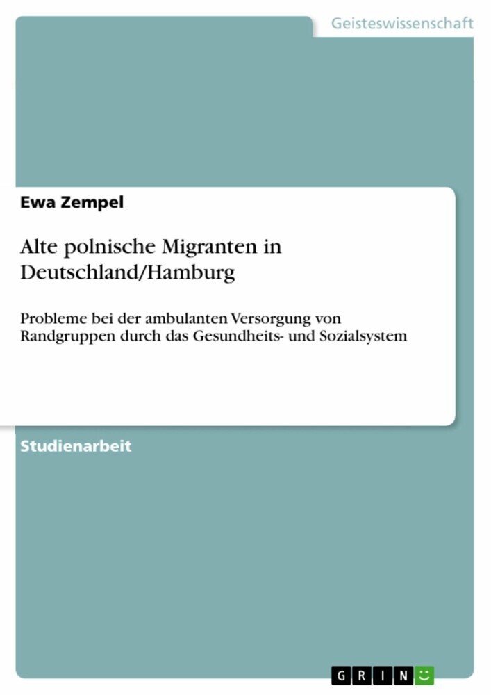 Alte polnische Migranten in Deutschland/Hamburg main product photo