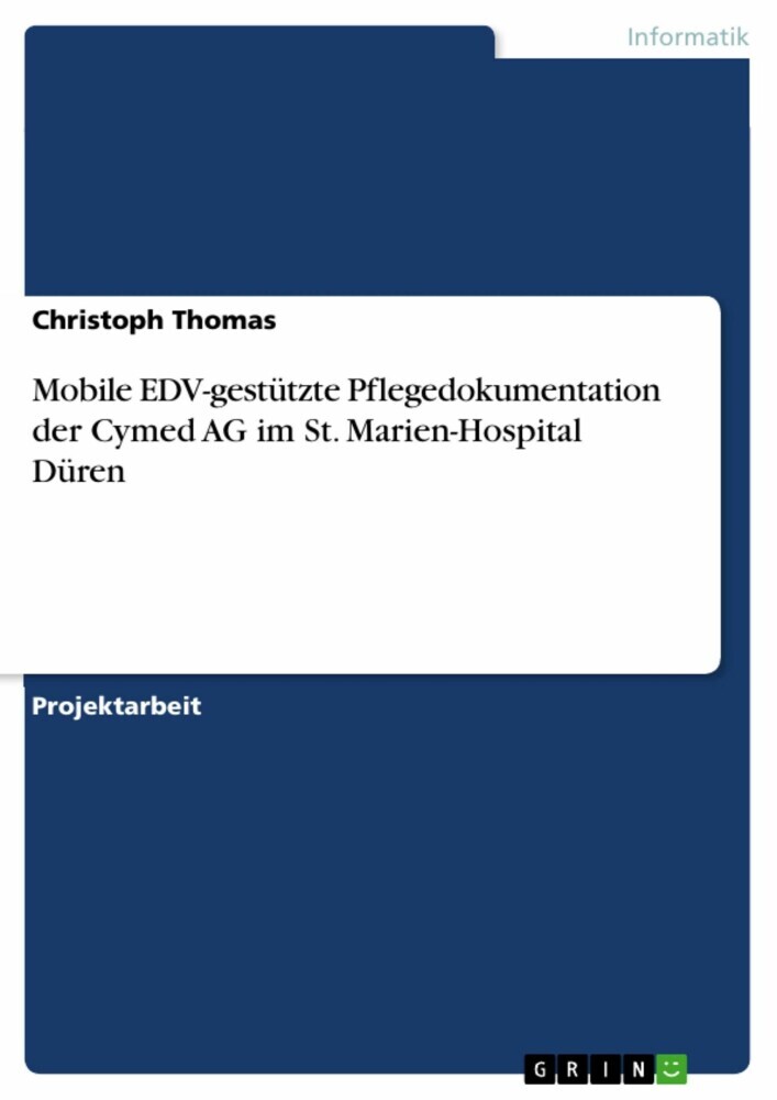 Mobile EDV-gestützte Pflegedokumentation der Cymed AG im St. Marien-Hospital Düren main product photo