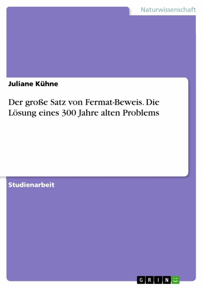 Der große Satz von Fermat-Beweis. Die Lösung eines 300 Jahre alten Problems main product photo