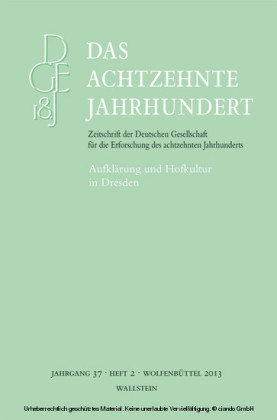 Aufklärung und Hofkultur in Dresden