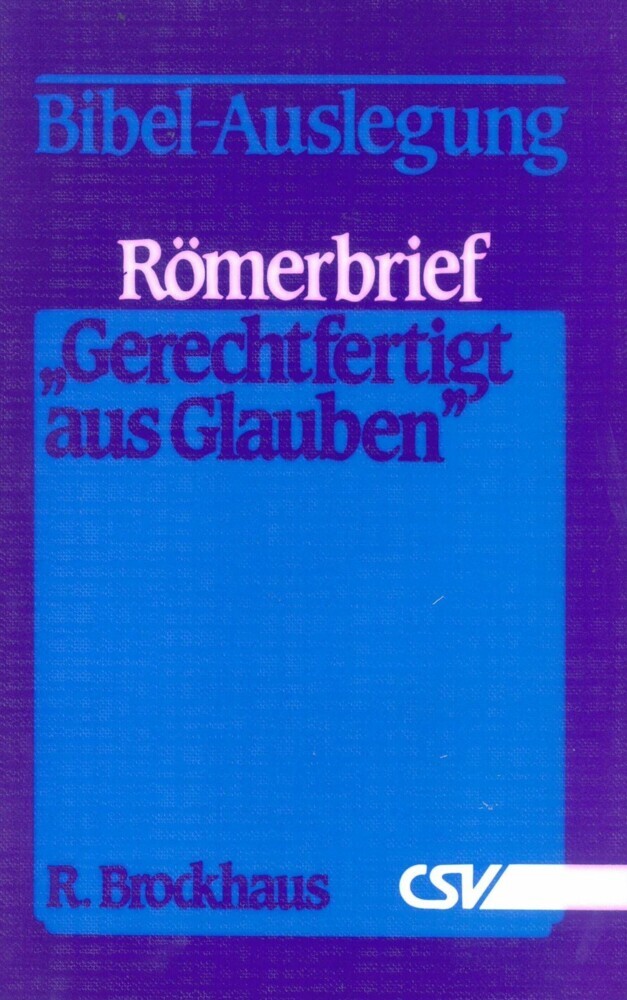 Römerbrief - Gerechtfertigt aus Glauben main product photo