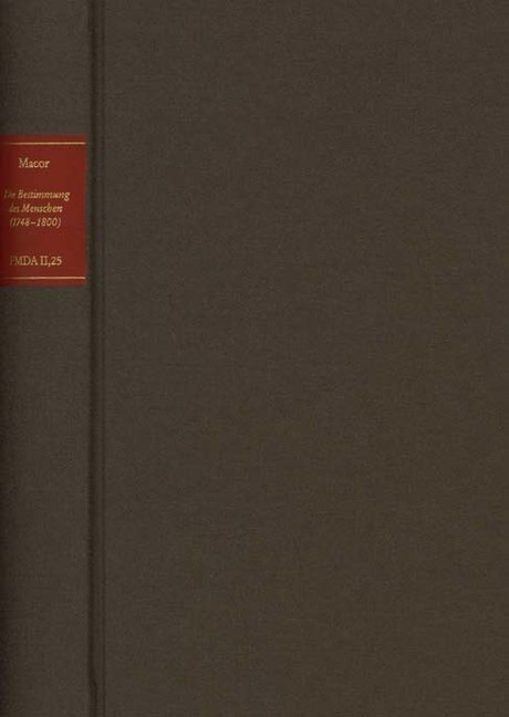 Forschungen und Materialien zur deutschen Aufklärung / Die Bestimmung des Menschen (1748-1800) main product photo