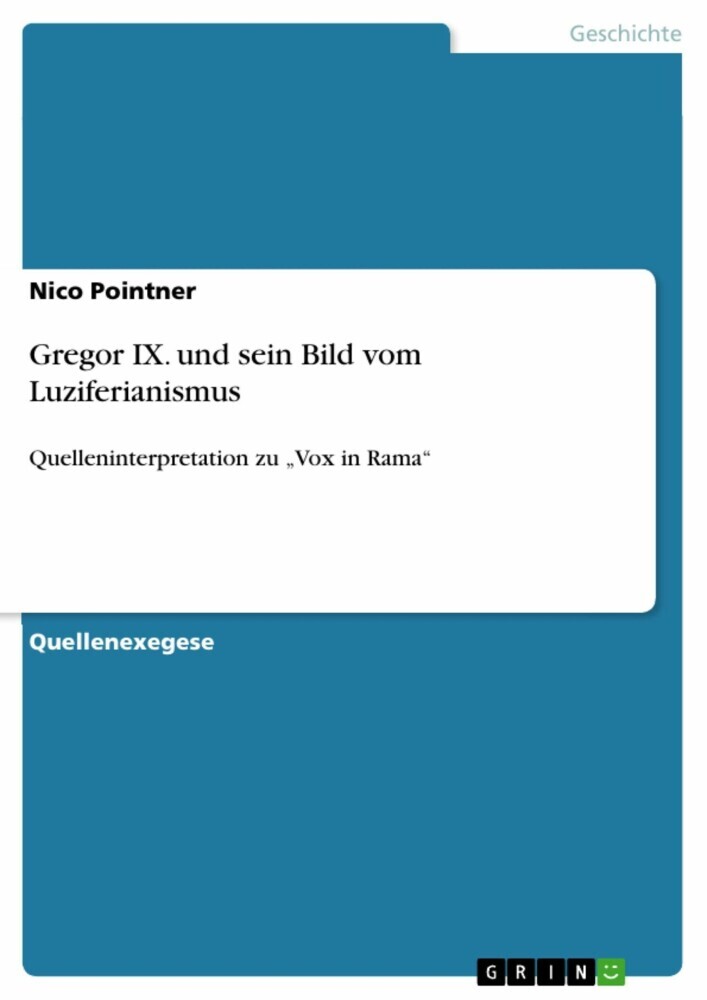 Gregor IX. und sein Bild vom Luziferianismus main product photo