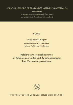 Feldionen-Massenspektrometrie an Kohlenwasserstoffen und Zwisc...