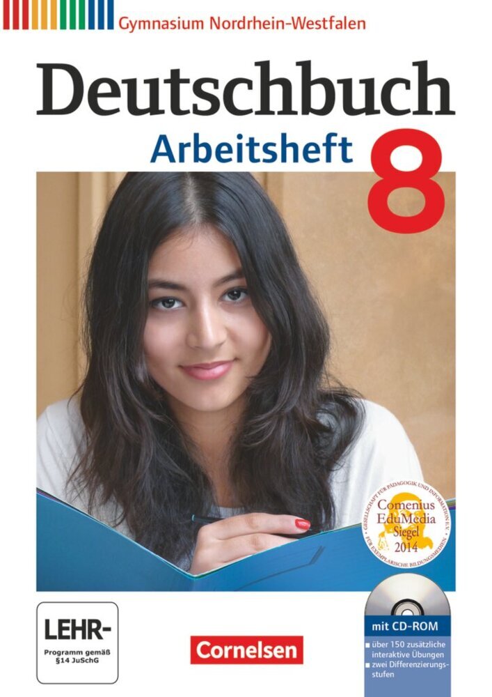Deutschbuch Gymnasium - Nordrhein-Westfalen - 8. Schuljahr main product photo
